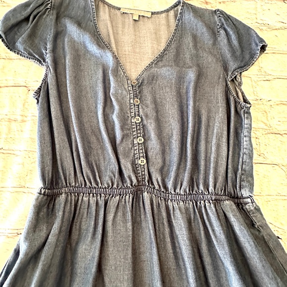 Danielrainn flutter sleeve chambray dress - Picture 5 of 7